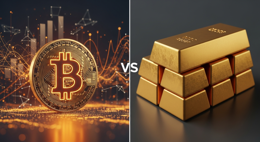 Bitcoin กับ Gold เปรียบเทียบความสัมพันธ์ - iCafeFX