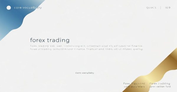 คำศัพท์พื้นฐานที่ใช้ในตลาด forex