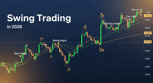 Swing Trading เทรด ระยะ กลาง — คู่มือ ฉบับ สมบูรณ์ 2026