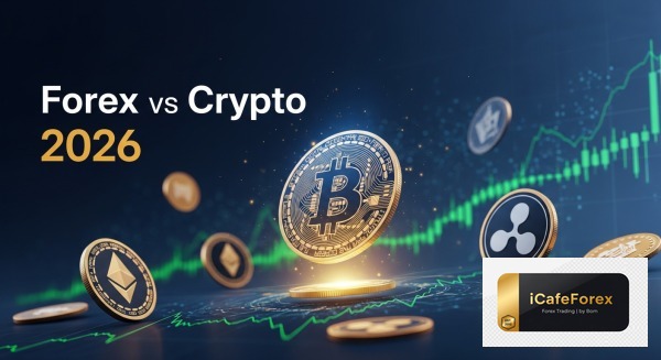 Forex vs Crypto เปรียบเทียบ — คู่มือ ฉบับ สมบูรณ์ 2026