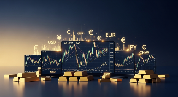 Harmonic Pattern ABCD Bat Gartley วิธีใช้