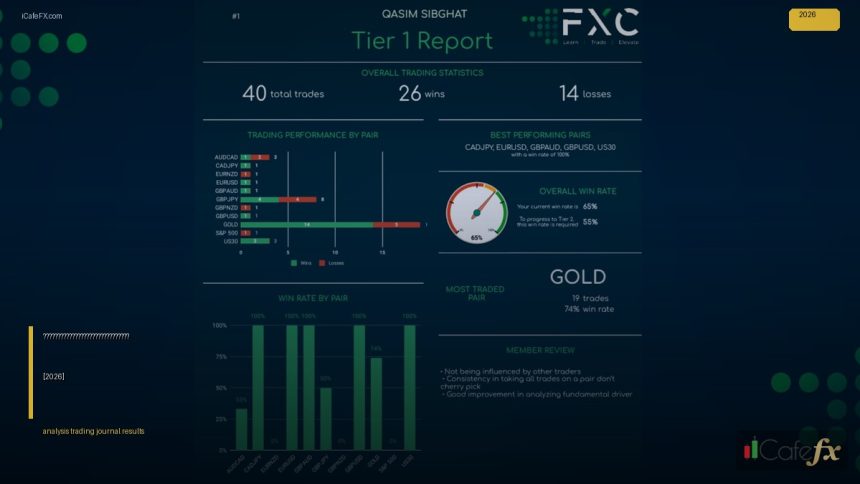 analysis trading journal results cover 1