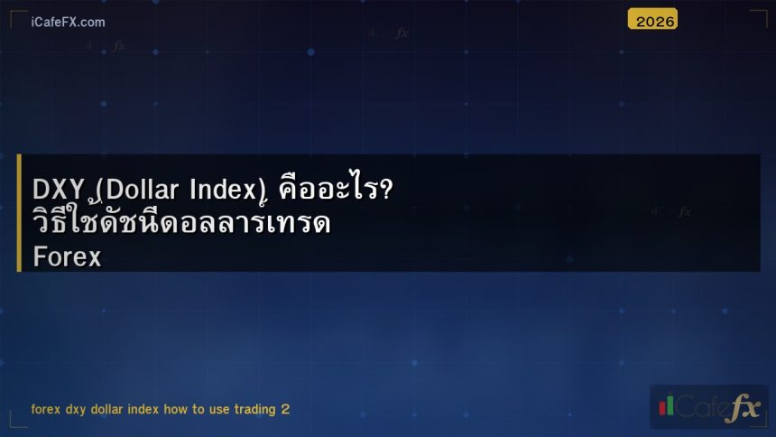 DXY (Dollar Index) คืออะไร? วิธีใช้ดัชนีดอลลาร์เทรด Forex