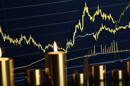 ภาพปกบทความ เทรดทองคำด้วย Bollinger Band Width Squeeze - ภาพถ่ายสมจริงแนวการเงิน iCafeForex