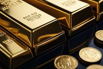 ภาพปกบทความ ทองคำ Bitcoin Gold Correlation ความสัมพันธ์บิตคอยน์กับทองเทร - ภาพถ่ายสมจริงแนวการเงิน iCafeForex