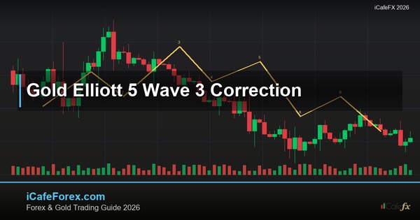 ทองคำ Elliott Wave 5 คลื่นหลักและ 3 คลื่นย่อย<a href=