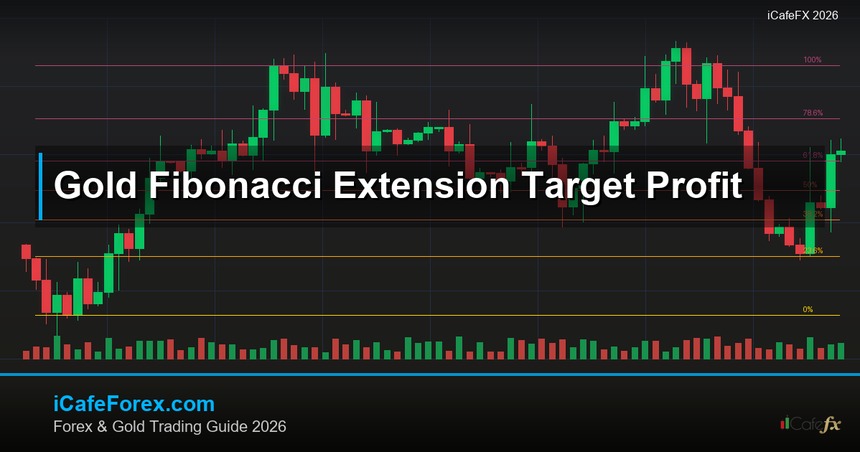 cover gold fibonacci extension target profit v37 2569 2