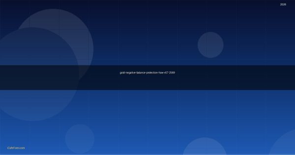 ทองคำ Negative Balance Protection ป้องกันติดลบเทรดทองยังไง XAU 2569