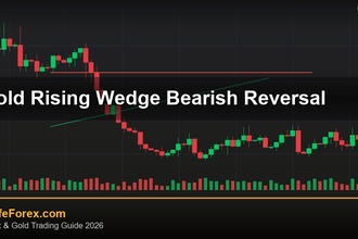 cover gold rising wedge bearish reversal v68 2569 2