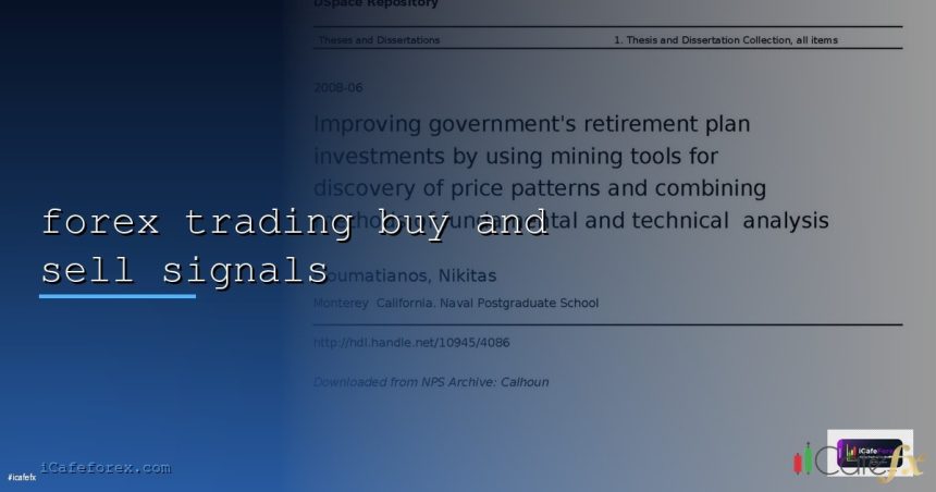 forex trading buy and sell signals cover 1