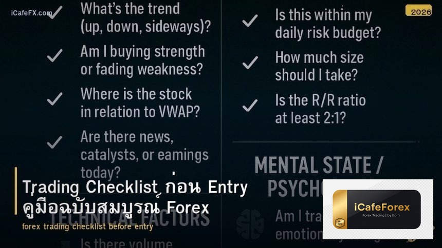 forex-trading-checklist-before-entry-complete-guide