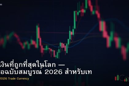 ค่าเงินที่ถูกที่สุดในโลก — คู่มือฉบับสมบูรณ์ 2026 สำหรับเท