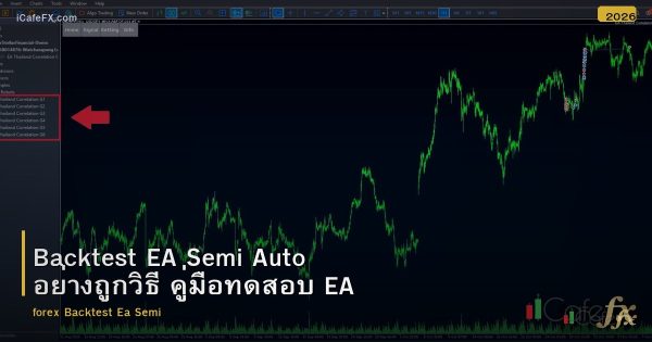 Backtest EA Semi Auto อย่างถูกวิธี คู่มือทดสอบ EA