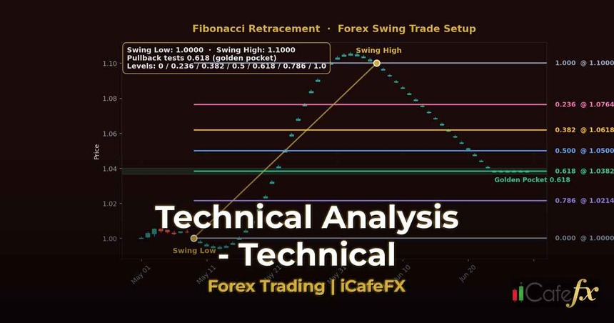 ภาพปก เทคนิค Scalping Forex 2026 สิ่งที่ต้องรู้ - กราฟเทคนิค iCafeForex