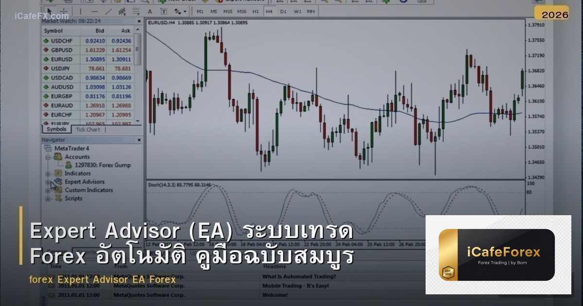 Expert Advisor (EA) ระบบเทรด Forex อัตโนมัติ คู่มือฉบับสมบูรณ์