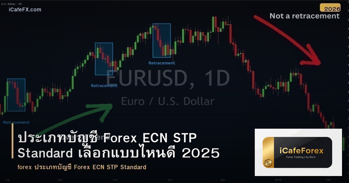 ประเภทบัญชี Forex ECN STP Standard เลือกแบบไหนดี 2025