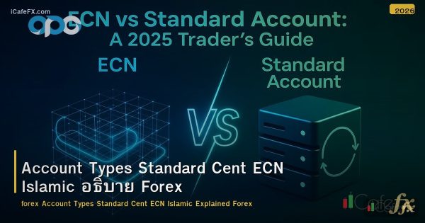 Account Types Standard Cent ECN Islamic อธิบาย Forex