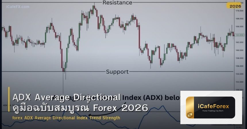 ADX Average Directional คู่มือฉบับสมบูรณ์ Forex 2026