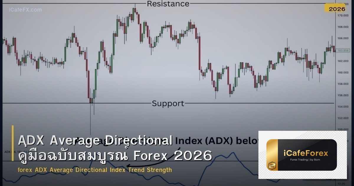 ADX Average Directional คู่มือฉบับสมบูรณ์ Forex 2026