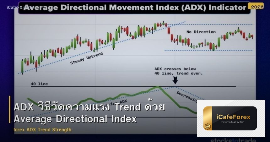 ADX วิธีวัดความแรง Trend ด้วย Average Directional Index