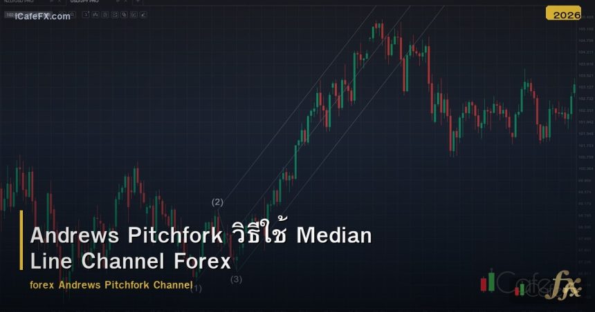 Andrews Pitchfork วิธีใช้ Median Line Channel Forex