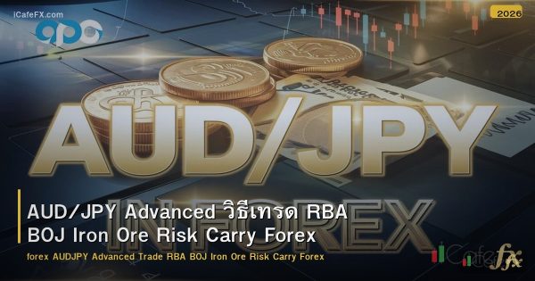 AUD/JPY Advanced วิธีเทรด RBA BOJ Iron Ore Risk Carry Forex