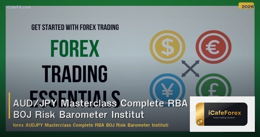 AUD/JPY Masterclass Complete RBA BOJ Risk Barometer Institutional Forex