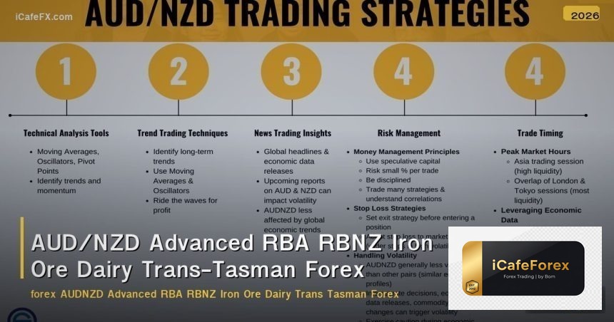AUD/NZD Advanced RBA RBNZ Iron Ore Dairy Trans-Tasman Forex