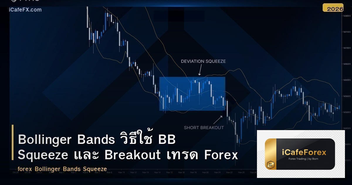 Bollinger Bands วิธีใช้ BB Squeeze และ Breakout เทรด Forex