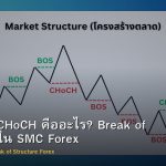 BOS และ CHoCH คืออะไร? Break of Structure ใน SMC Forex