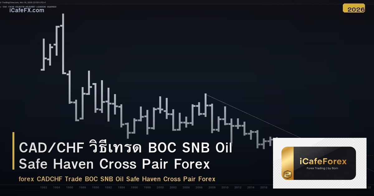 CAD/CHF วิธีเทรด BOC SNB Oil Safe Haven Cross Pair Forex