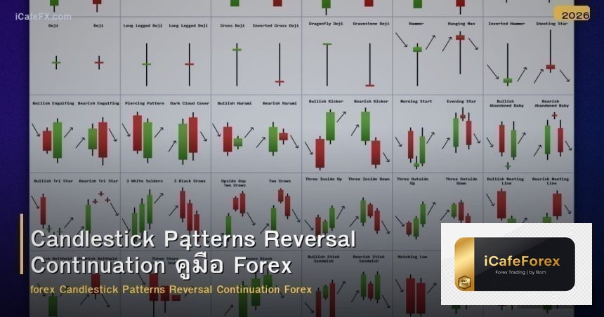 Candlestick Patterns Reversal Continuation คู่มือ Forex