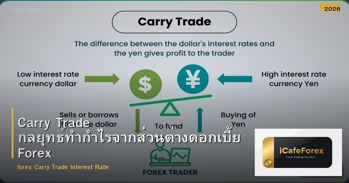 Carry Trade กลยุทธ์ทำกำไรจากส่วนต่างดอกเบี้ย Forex