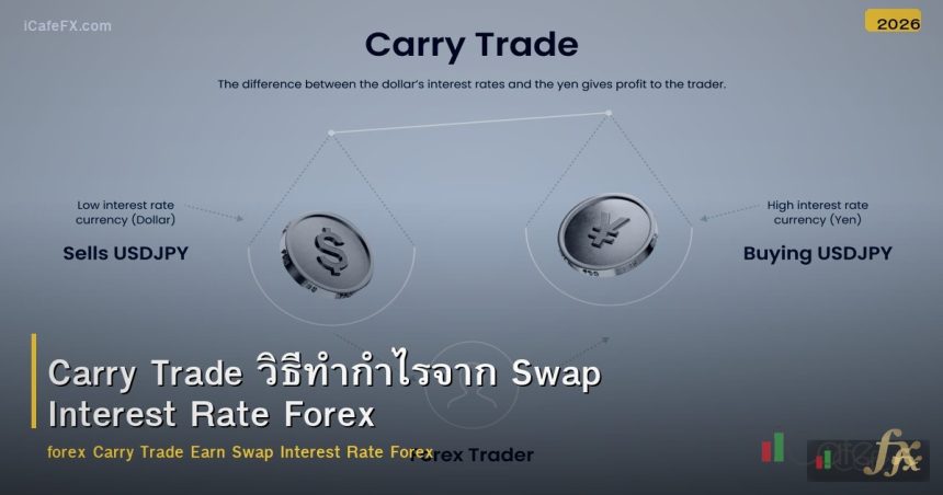 Carry Trade วิธีทำกำไรจาก Swap Interest Rate Forex