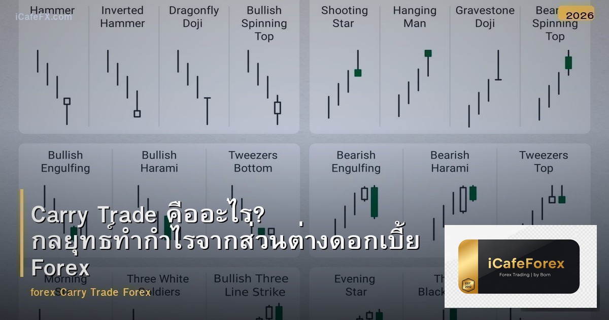 Carry Trade คืออะไร? กลยุทธ์ทำกำไรจากส่วนต่างดอกเบี้ย Forex