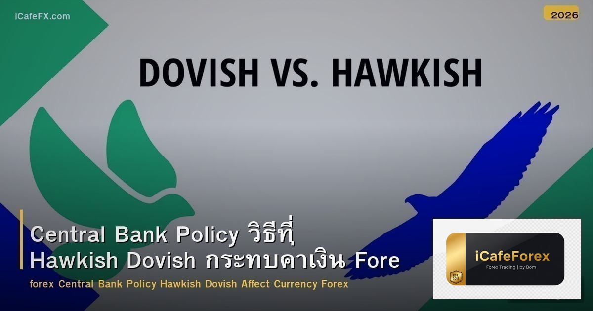 Central Bank Policy วิธีที่ Hawkish Dovish กระทบค่าเงิน Forex