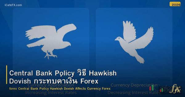 Central Bank Policy วิธี Hawkish Dovish กระทบค่าเงิน Forex
