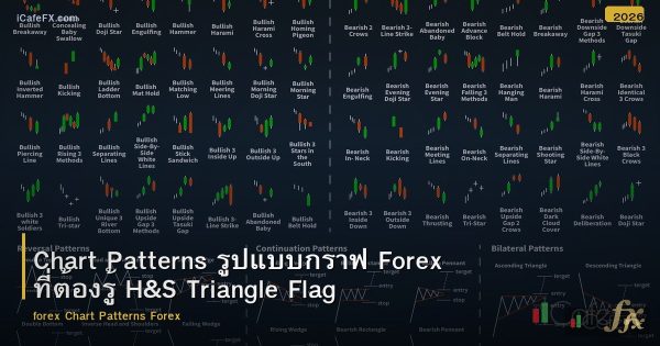 Chart Patterns รูปแบบกราฟ Forex ที่ต้องรู้ H&S Triangle Flag Wedge
