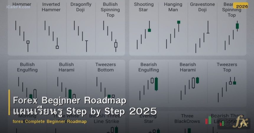 Forex Beginner Roadmap แผนเรียนรู้ Step by Step 2025