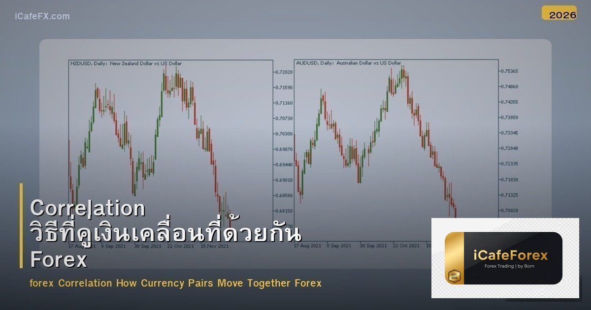 Correlation วิธีที่คู่เงินเคลื่อนที่ด้วยกัน Forex