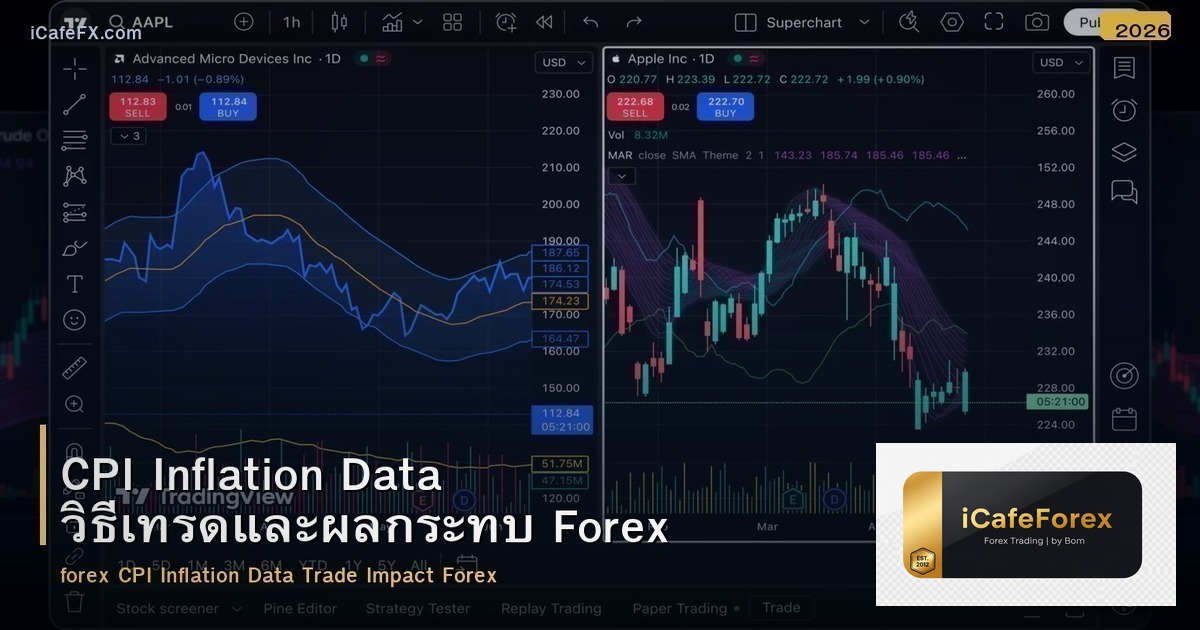 CPI Inflation Data วิธีเทรดและผลกระทบ Forex