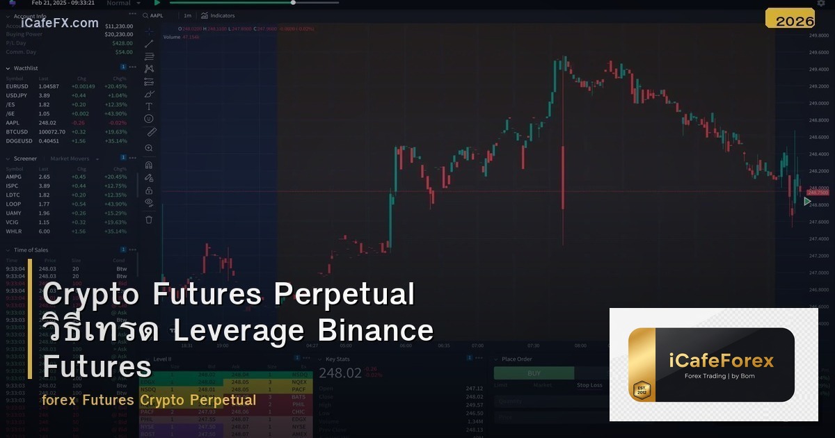 Crypto Futures Perpetual วิธีเทรด Leverage Binance Futures