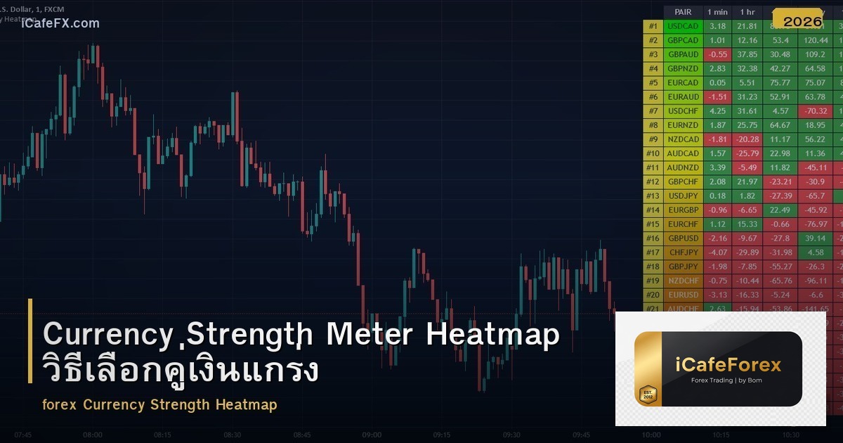 Currency Strength Meter Heatmap วิธีเลือกคู่เงินแกร่ง