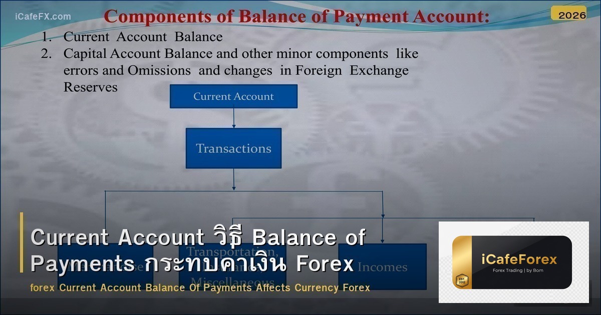 Current Account วิธี Balance of Payments กระทบค่าเงิน Forex