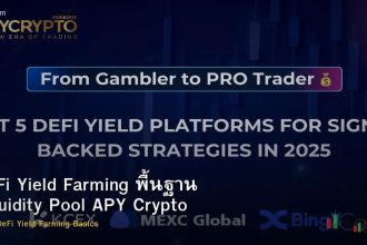 DeFi Yield Farming พื้นฐาน Liquidity Pool APY Crypto