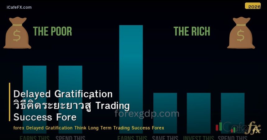 Delayed Gratification วิธีคิดระยะยาวสู่ Trading Success Forex