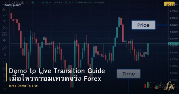 Demo to Live Transition Guide เมื่อไหร่พร้อมเทรดจริง Forex
