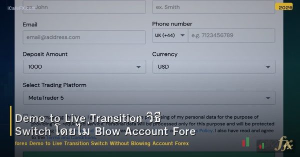 Demo to Live Transition วิธี Switch โดยไม่ Blow Account Forex