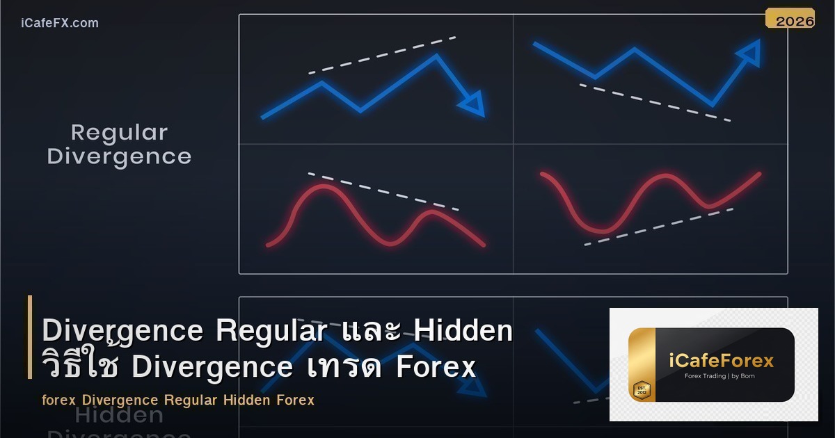 Divergence Regular และ Hidden วิธีใช้ Divergence เทรด Forex