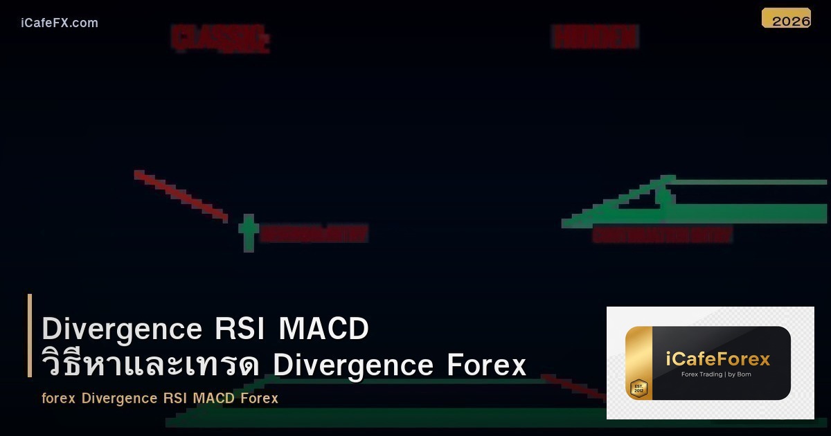 Divergence RSI MACD วิธีหาและเทรด Divergence Forex